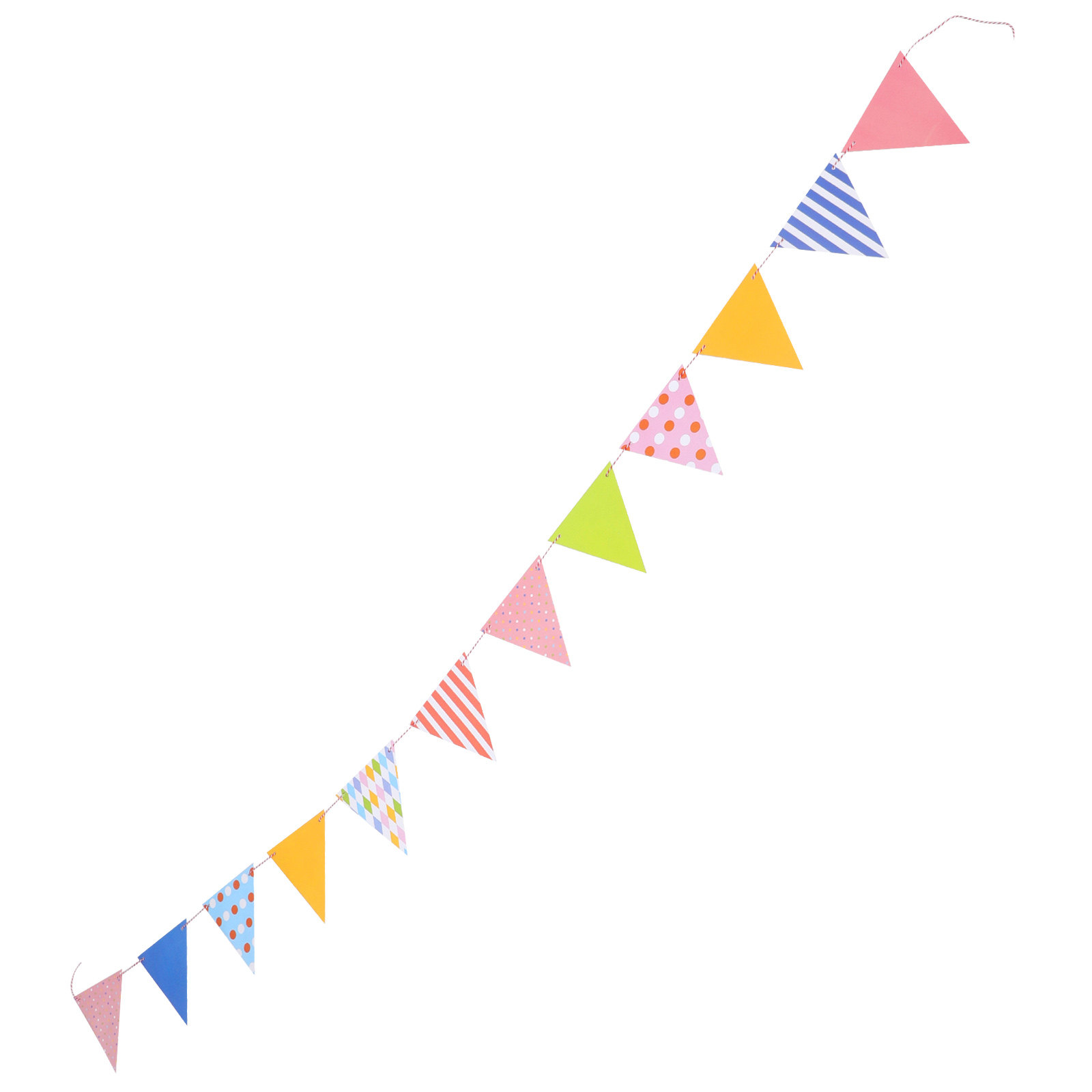 Triangle Paper Bunting Flags G - Baby Nursery Garland avis et prix