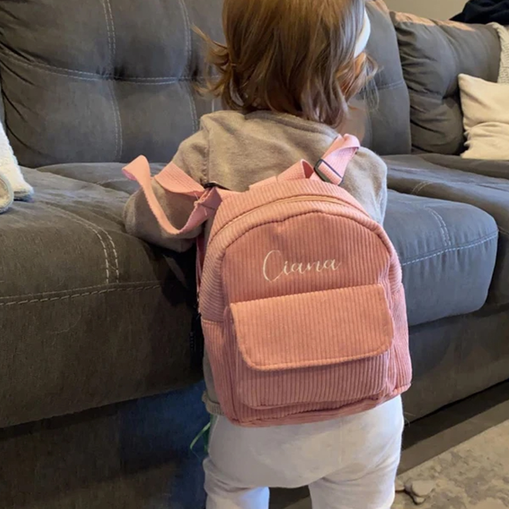 New Women's Corduroy Backpack  - Baby Nursery Backpack avis et prix