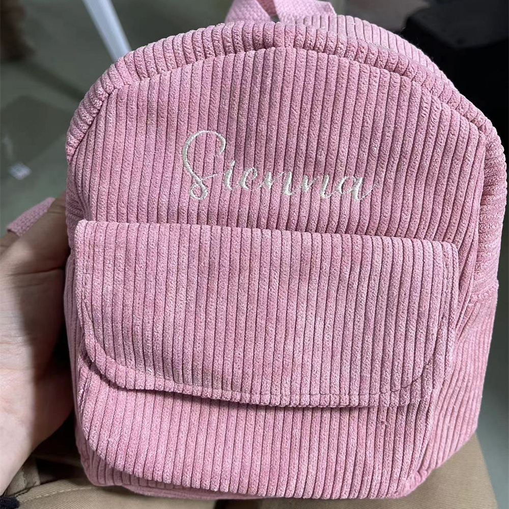 New Women's Corduroy Backpack  - Baby Nursery Backpack avis et prix