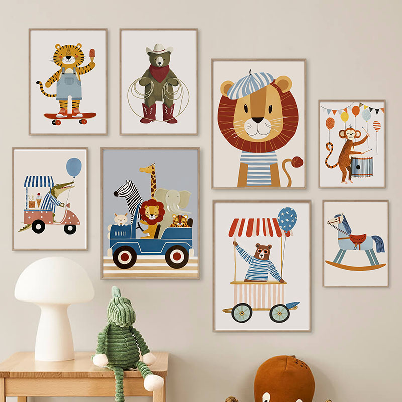 Funny Cartoon Animal Car Ballo - Baby Nursery Products avis et prix