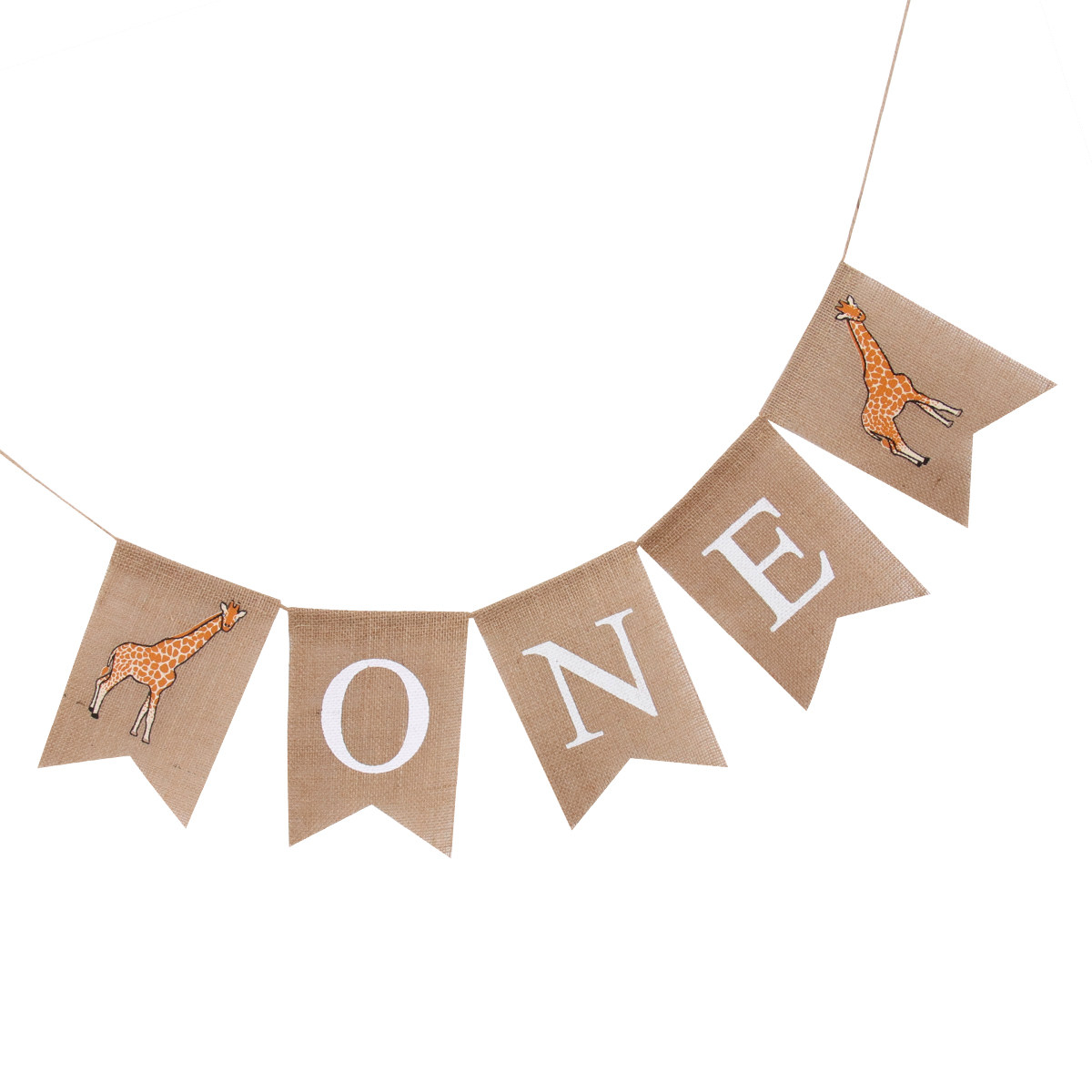 Giraffe Linen Banner One Print - Baby Nursery Garland avis et prix