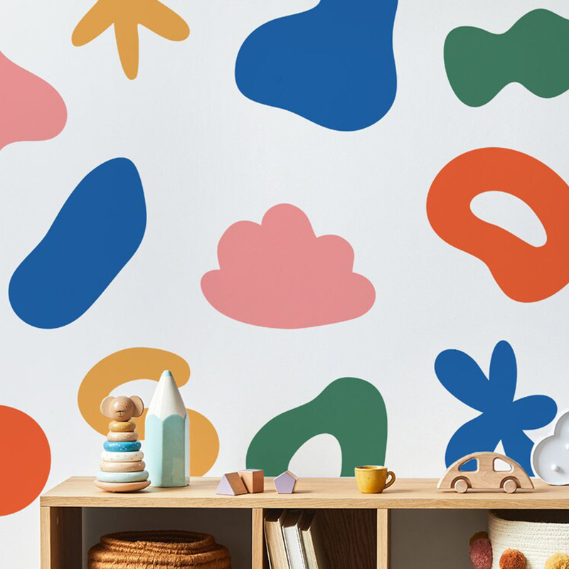 Creative Multicolored Shape Wa - Baby Nursery Pictures avis et prix