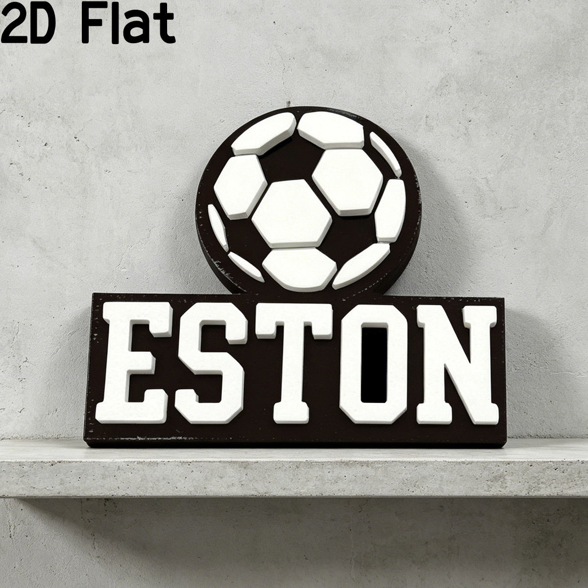 1Pc Custom Football Style Wood - Baby Nursery Wall avis et prix