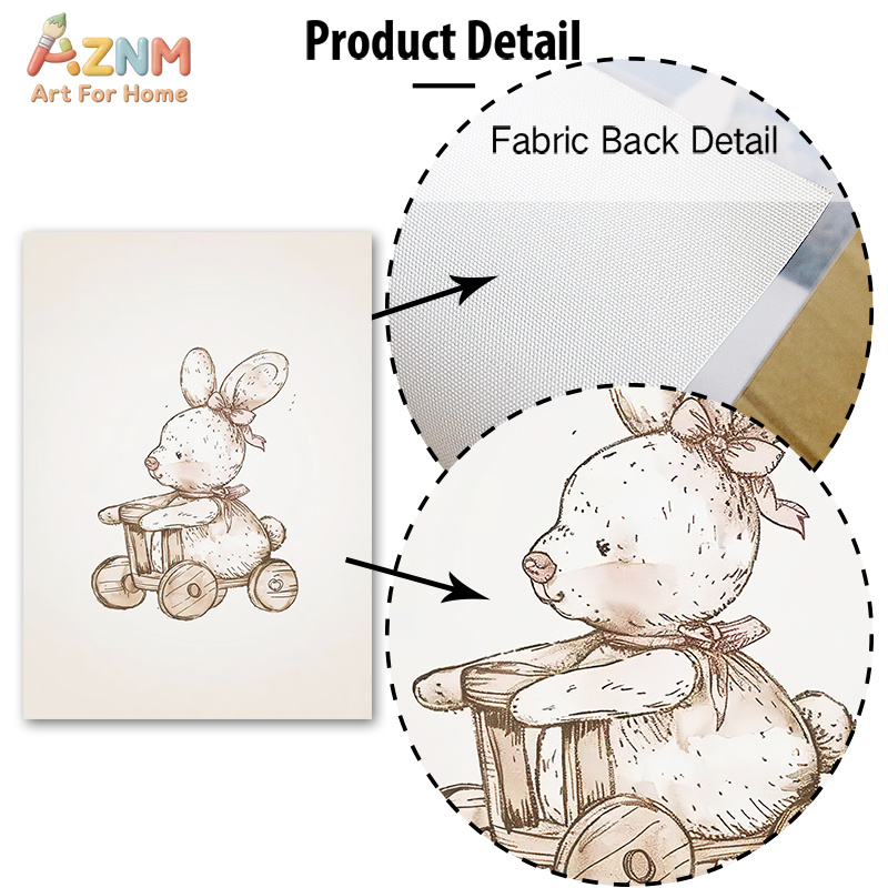 AZNM Vintage Baby Toy Canvas W - Baby Nursery Vintage avis et prix