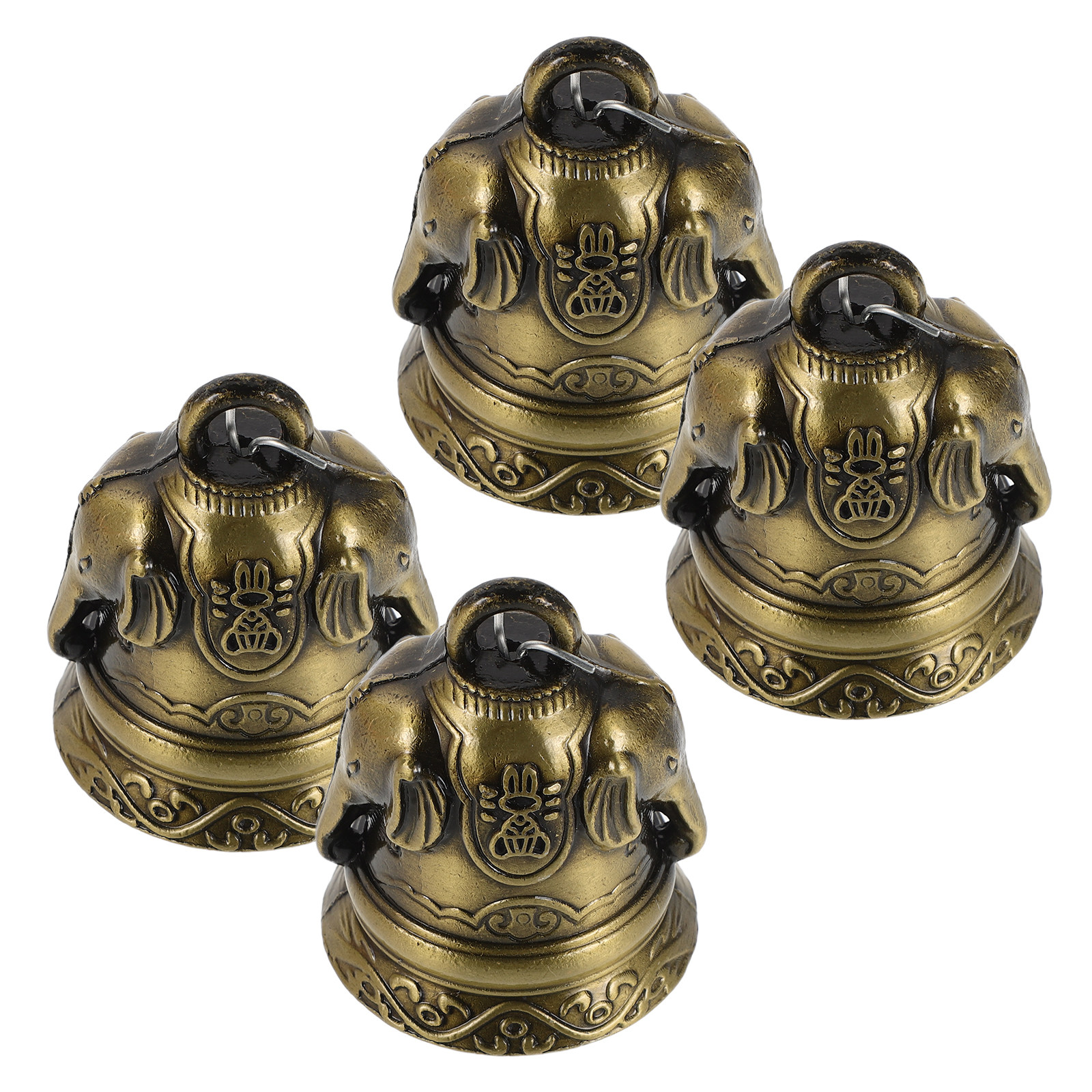 4Pcs Vintage Elephant Bell All - Baby Nursery Vintage avis et prix