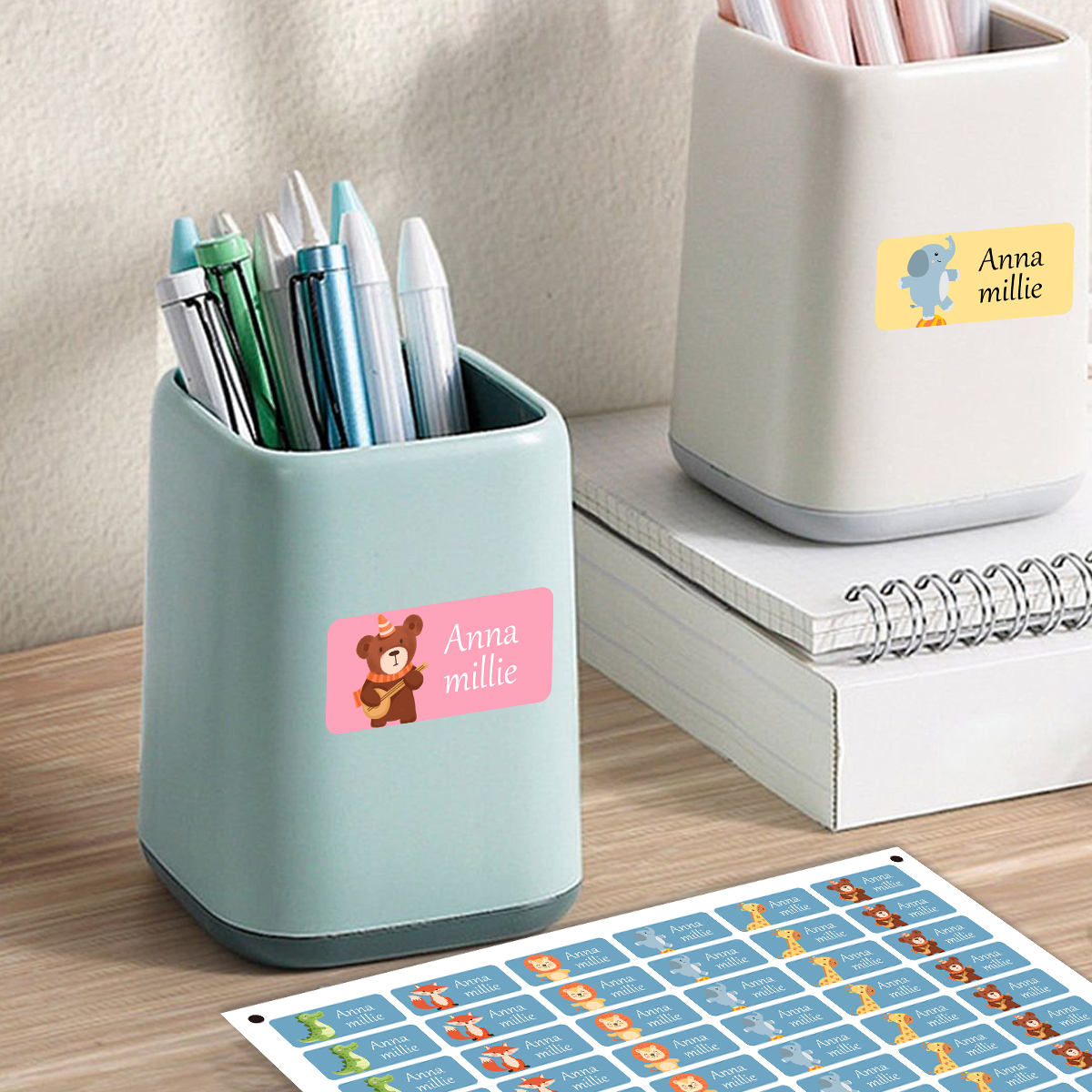 Custom Waterproof Stickers, Pe - Baby Nursery Labels avis et prix