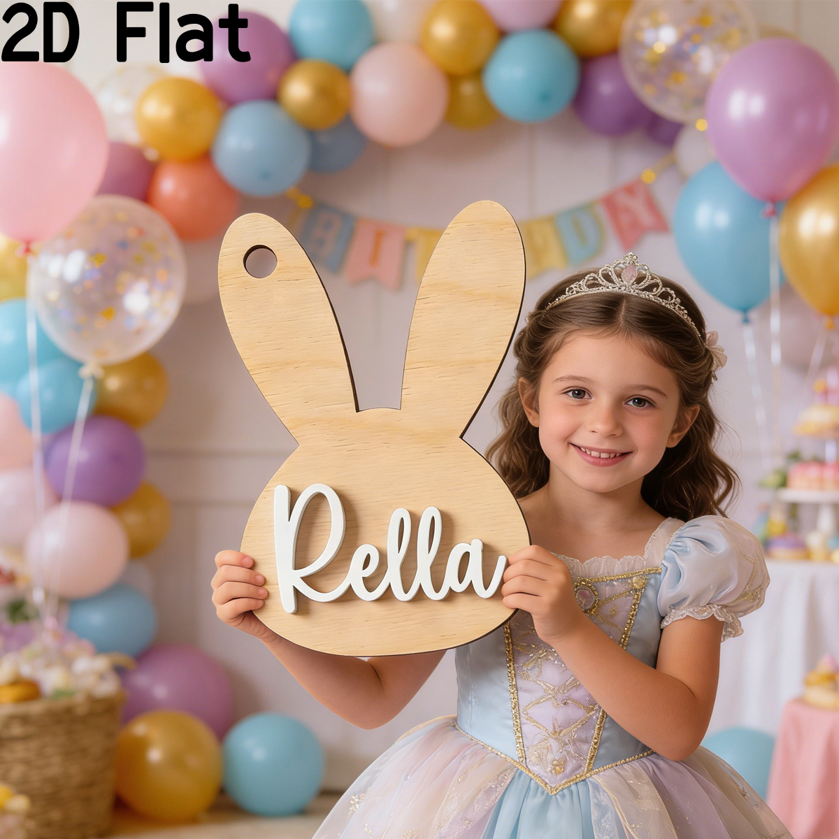 1Pc Custom Cute Bunny Rabbit W - Baby Nursery Name avis et prix
