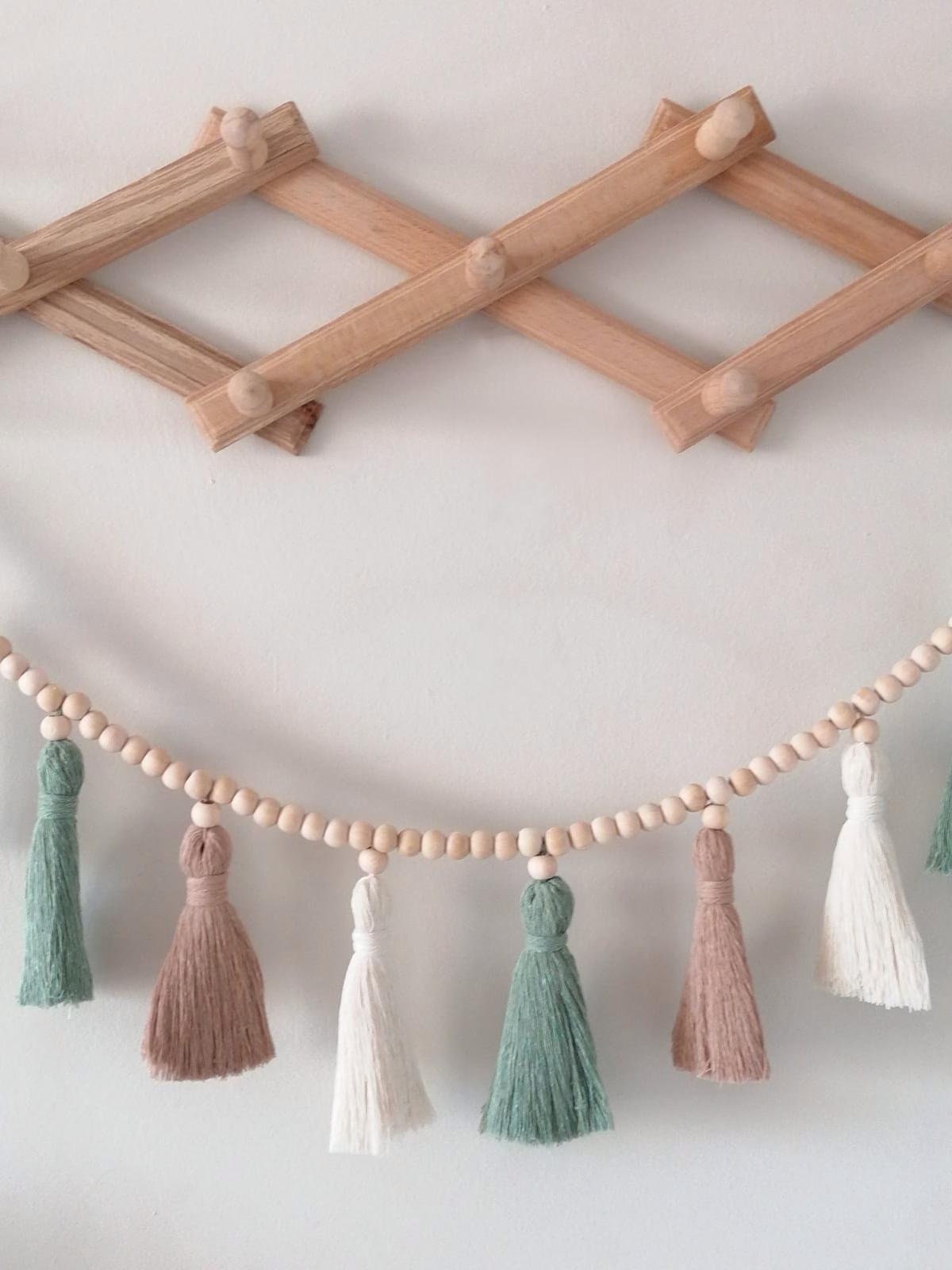 Tassel Macrame Garland , Boho  - Baby Nursery Garland avis et prix