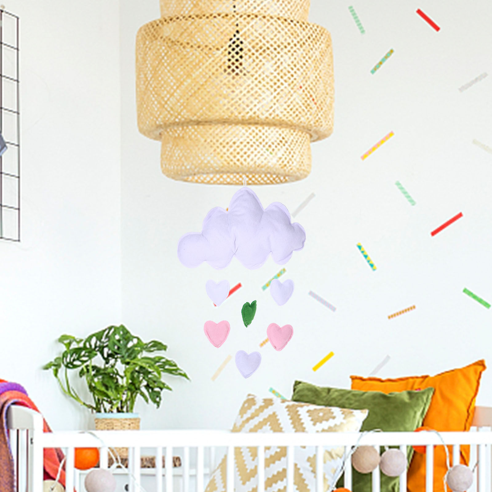 2Pcs Cloud Raindrop Hanging De - Baby Nursery Garland avis et prix