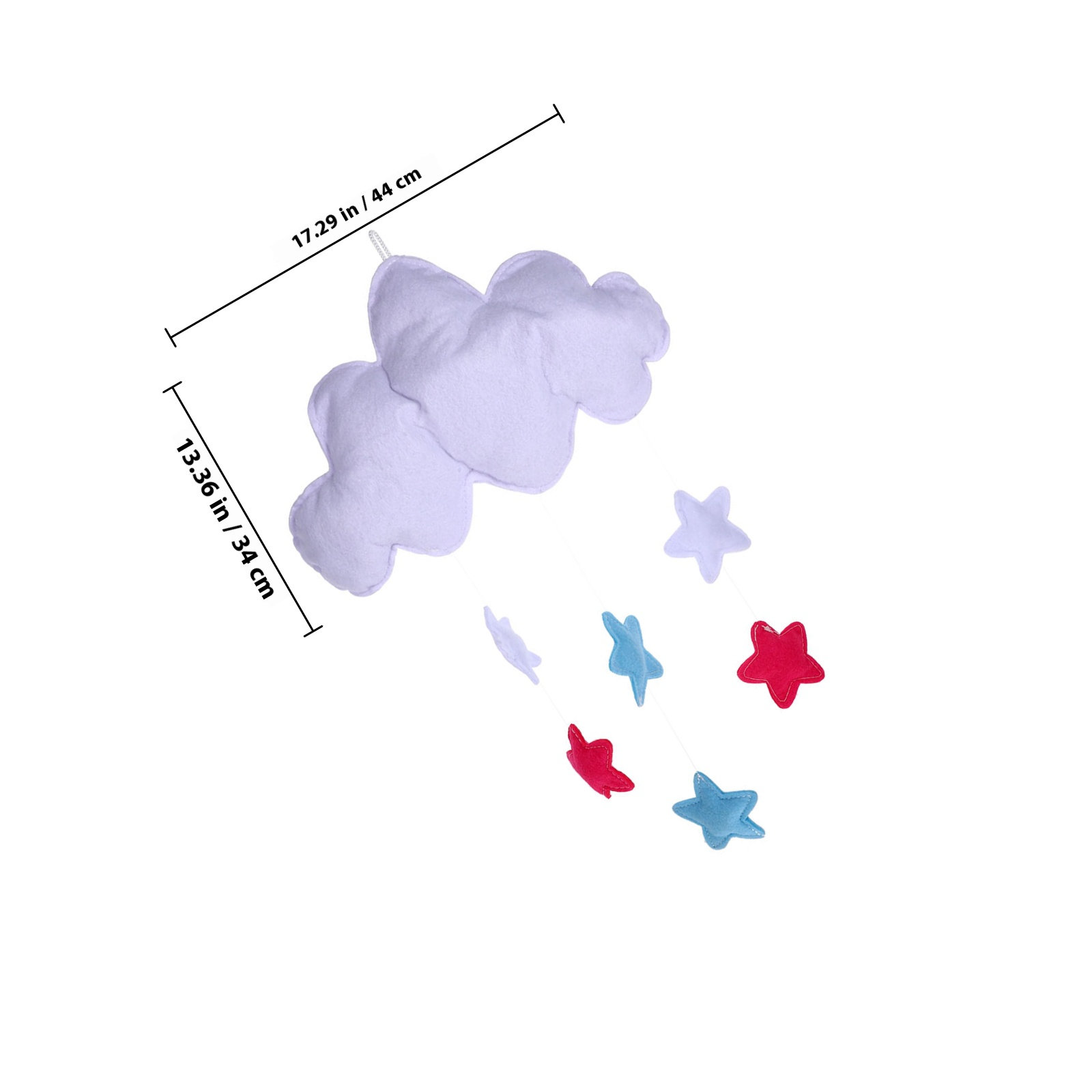2Pcs Cloud Raindrop Hanging De - Baby Nursery Garland avis et prix