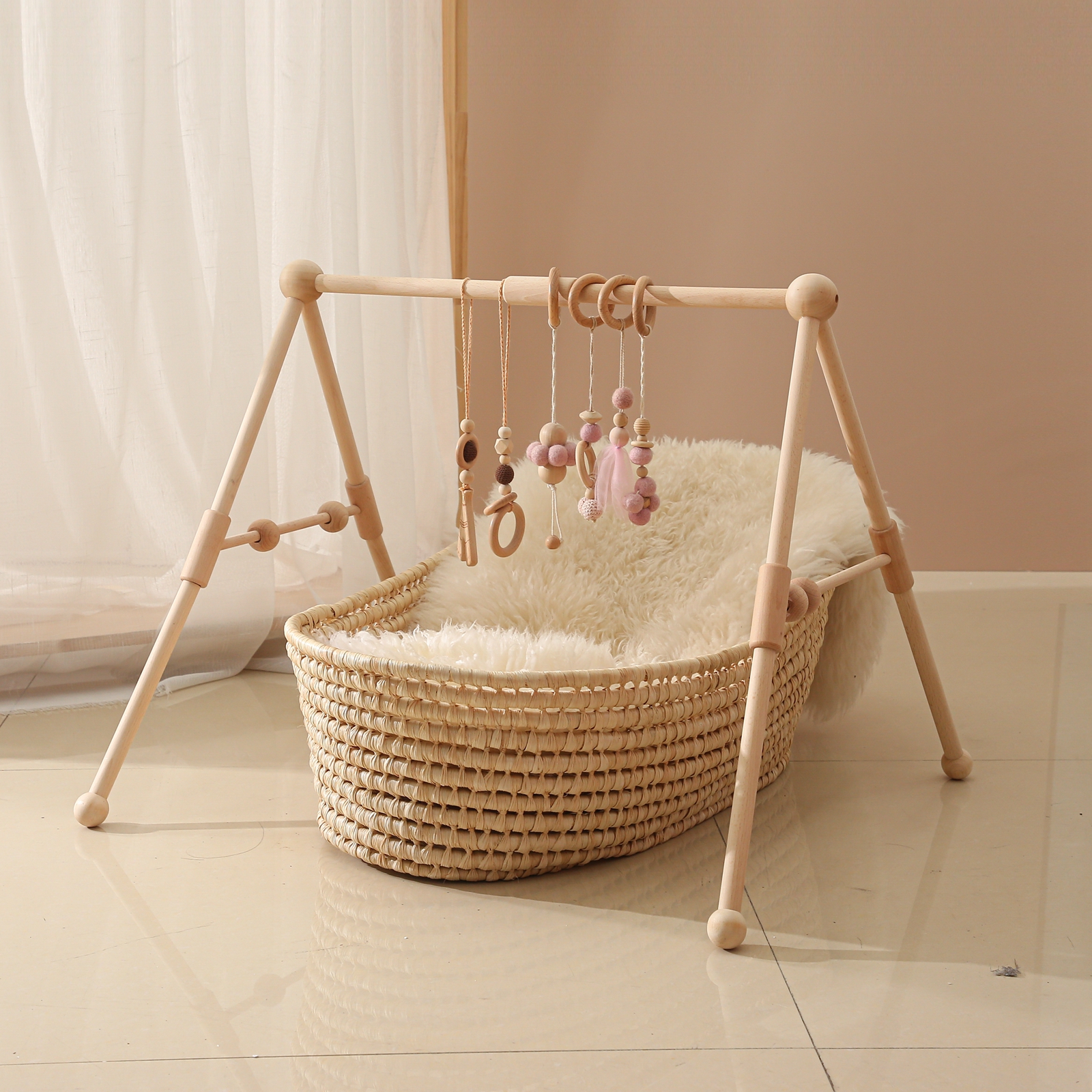 Baby Wooden Toys Play Gym Ordi - Baby Nursery Products avis et prix