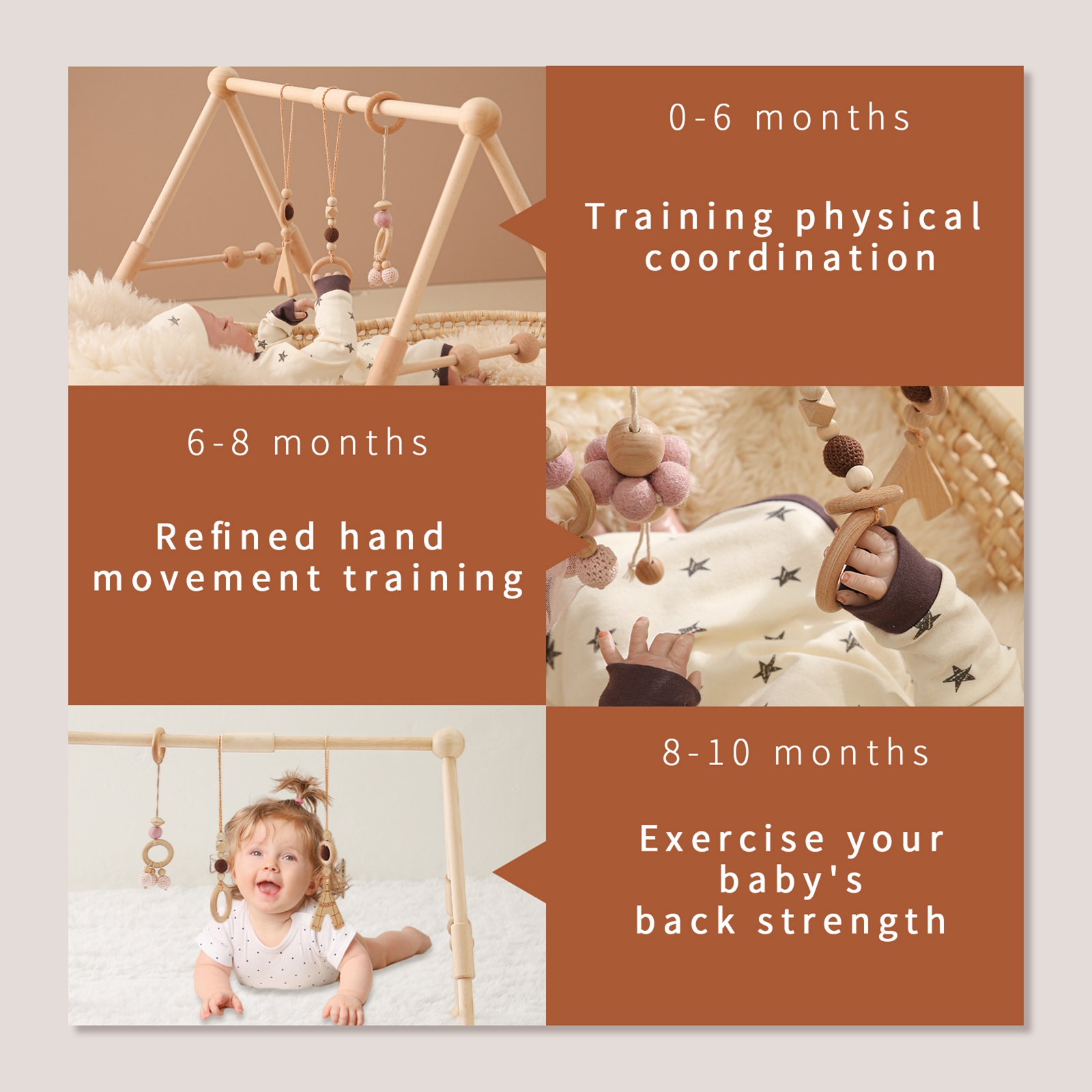 Baby Wooden Toys Play Gym Ordi - Baby Nursery Products avis et prix