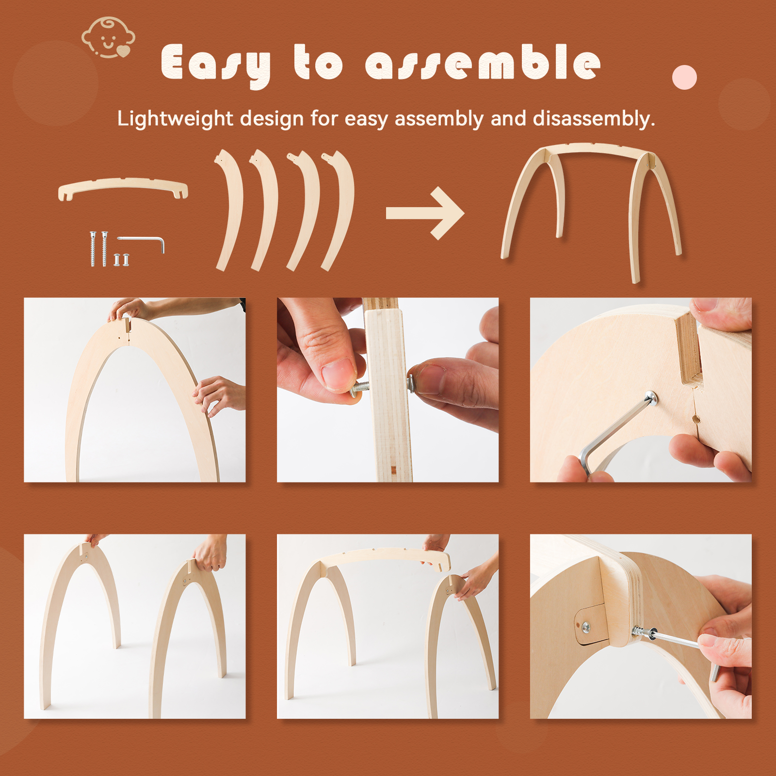 Baby Wooden Toys Play Gym Ordi - Baby Nursery Products avis et prix