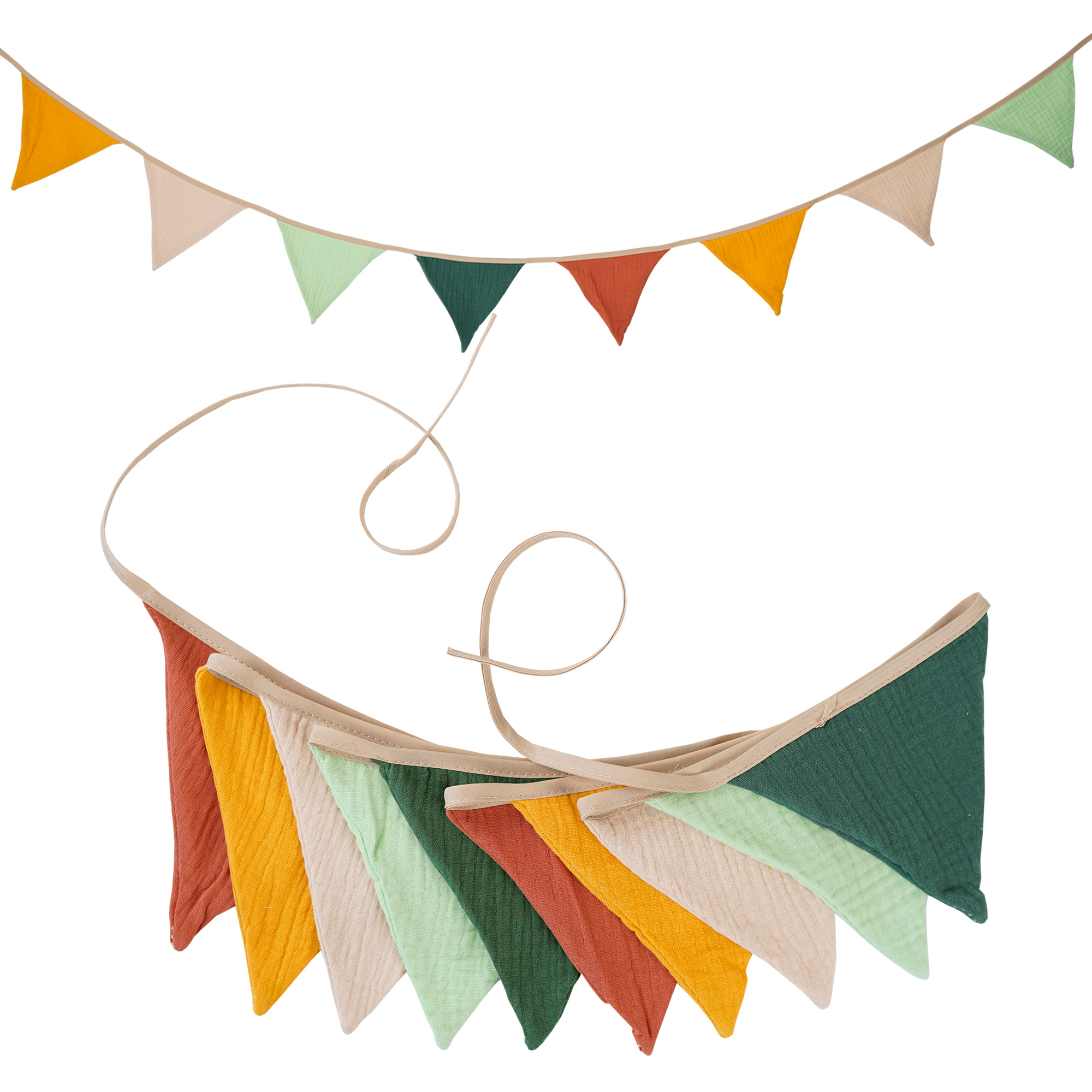 2.6M Nursery Fabric Bunting 10 - Baby Nursery Ideas avis et prix
