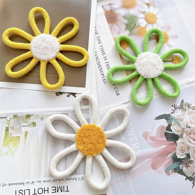 Cotton Rope Woven Daisy Flower - Baby Nursery Products avis et prix