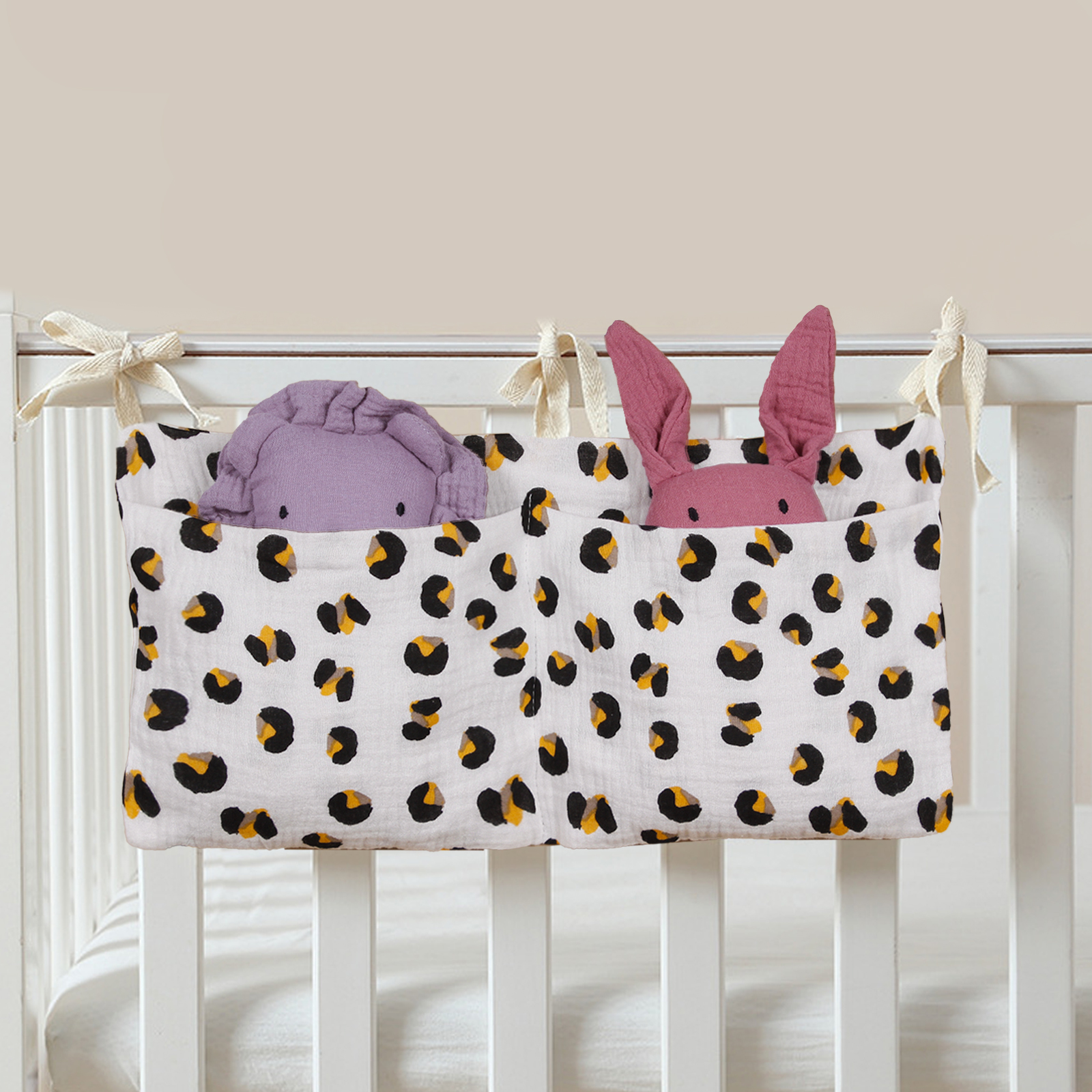 Baby Crib Storage Bag Cotton M - Baby Nursery Organiser avis et prix