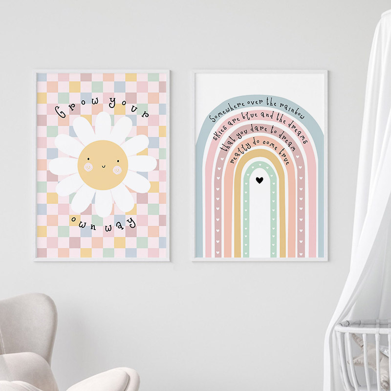 Sun Flower Rainbow Cloud Heart - Baby Nursery Products avis et prix