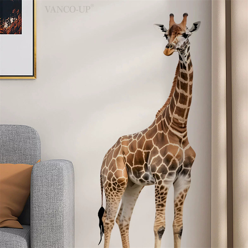 Large Safari Animals Giraffe S - Baby Nursery Labels avis et prix