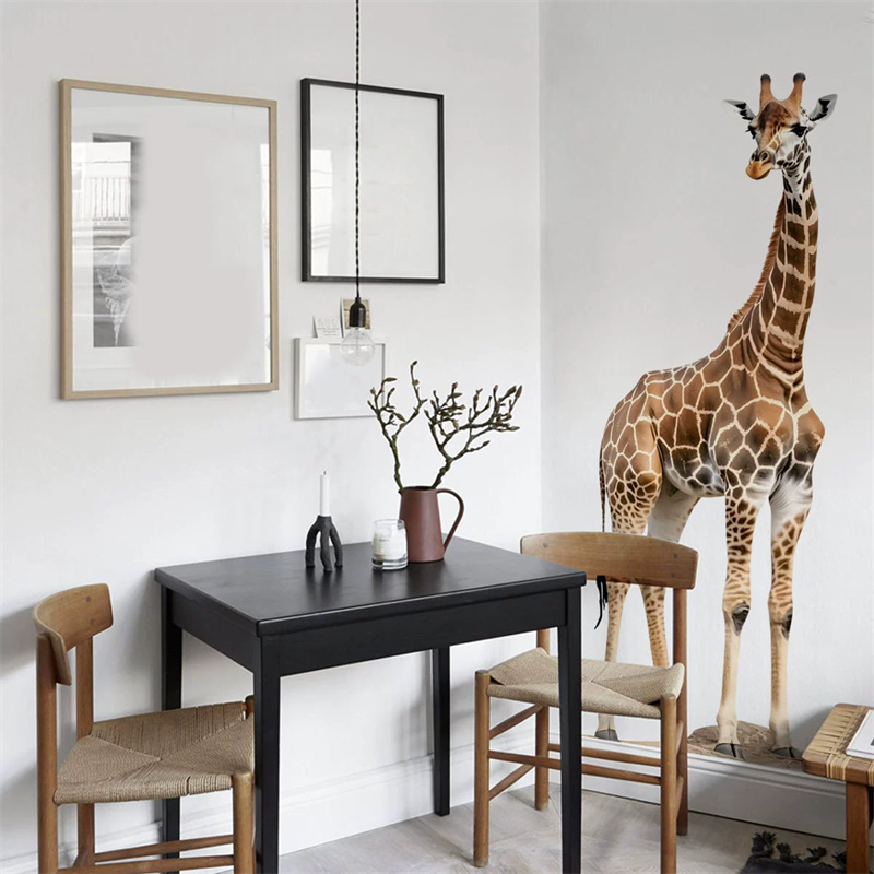 Large Safari Animals Giraffe S - Baby Nursery Labels avis et prix