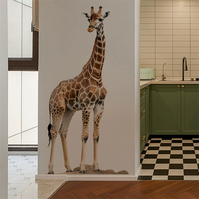 Large Safari Animals Giraffe S - Baby Nursery Labels avis et prix