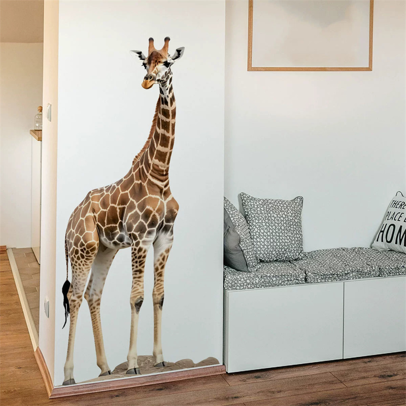 Large Safari Animals Giraffe S - Baby Nursery Labels avis et prix