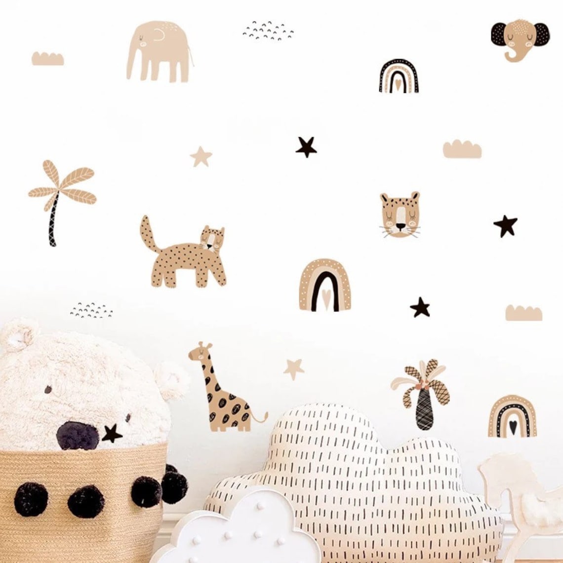Boho Cartoon Rainbows Star Cut - Baby Nursery Pictures avis et prix
