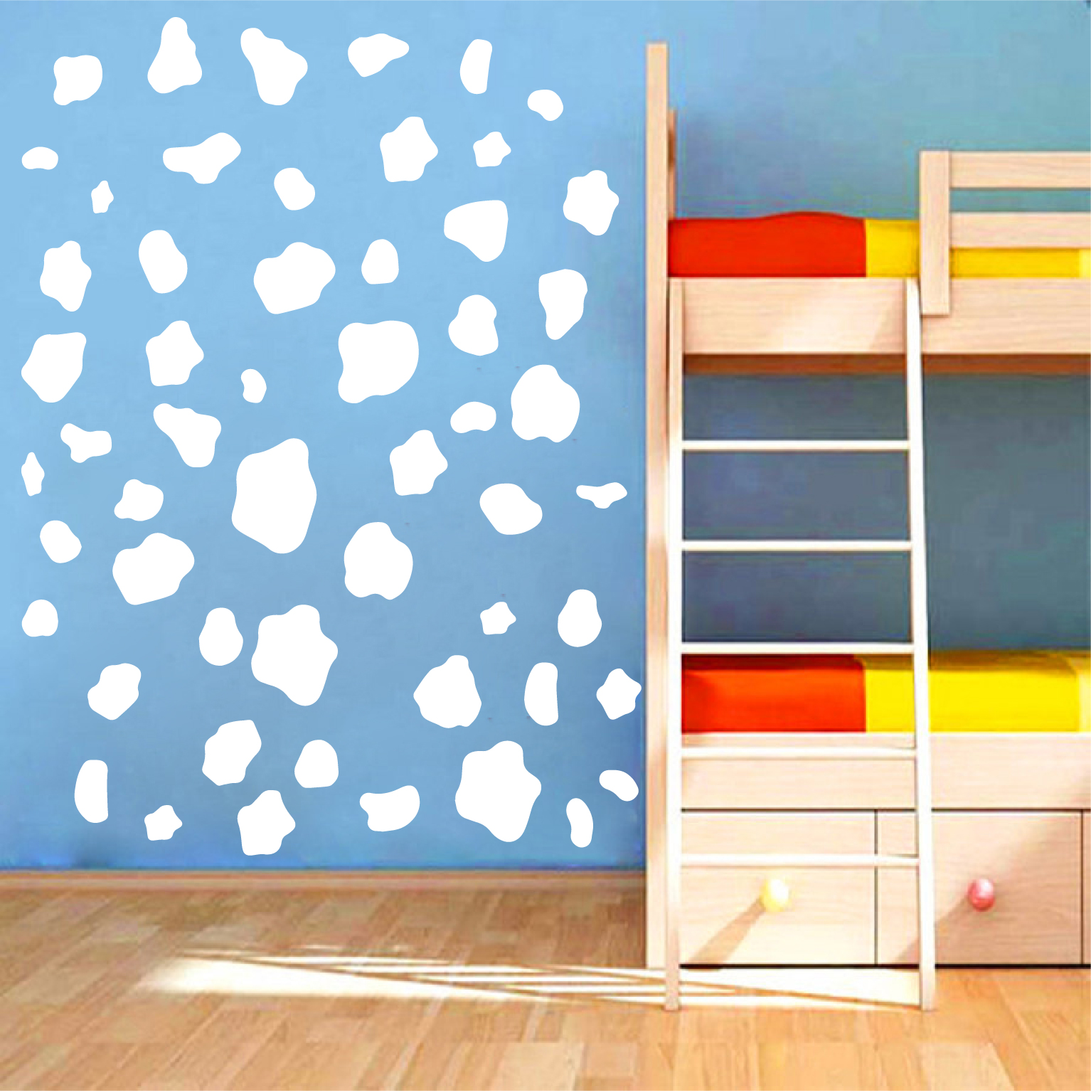 60Pcs Cartoon Cow Spot Pattern - Baby Nursery Labels avis et prix